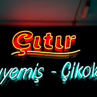 Kuruyemiş tekel neon tabela ankara